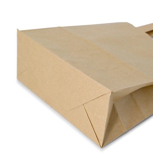 Sacs en papier kraft légers et portables pour cadeaux et courses, format générique S, 18x8x22 cm, recyclables - Product Image 3