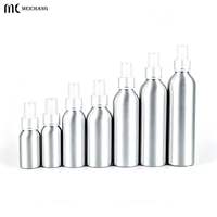 Flacon pulvérisateur en aluminium de 40 ml à 250 ml, anti-fuite, à large angle, pour brume faciale, tonique et soins de la peau