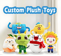 Peluches personnalisées avec logo, fabricant de jouets en peluche, fabricant de poupées mascotte douces et rembourrées, conception de prototypes, animaux unisexes, 100 pièces
