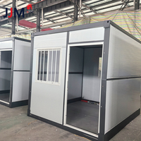 Maison préfabriquée pliable en acier portable de 20 pieds JJM Factory pour hôtel, hôpital, appartement, bureau, villa