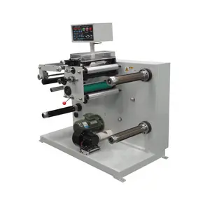 Máquina rebobinadora de etiquetas autoadhesivas, de papel, fácil operación