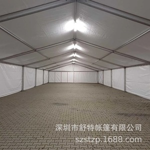 Carpa de Almacenamiento Schutz de Aleación de Aluminio, Gran Toldo en Forma de A, Lona de PVC, Cobertizo Logístico Semicerrado - Product Image 2