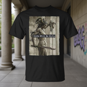Camiseta para mujer feminista de Girls Will Be Girls Medusa - Product Image 3