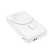 Batterie externe magnétique sans fil 3-en-1 OEM 10000 mAh - Charge rapide 22,5 W avec câbles intégrés et support