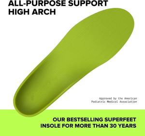 Plantillas de PU de Soporte Completo para Arco Alto (Verdes) para Estilo de Vida Activo con Plantillas Deportivas y Medida de Pie - Product Image 5