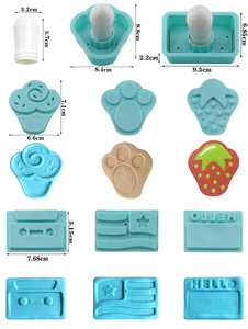 25-Piece Sweet Sugarbelle Cookie Cutter Set - Interchangeable <strong>Biscuit</strong> Stamp &amp; Fondant Embosser <strong>Kit</strong> - Plastic DIY Baking Tools - Product Image 3