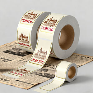 Etichette Adesive Decorative Personalizzate all'Ingrosso, Resistenti all'Olio, in Vinile con <span class=keywords><strong>Tipografia</strong></span> Retrò per Artigianato, Cornici Fotografiche e Candele - Product Image 2