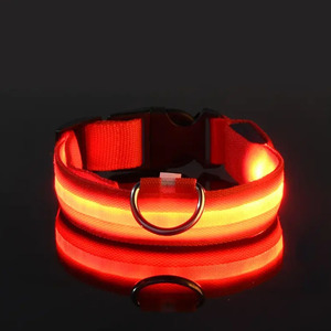 Heavy Duty Pet LED Light Prong <span class=keywords><strong>Collar</strong></span> pour la marche nocturne des chiens - Product Image 4