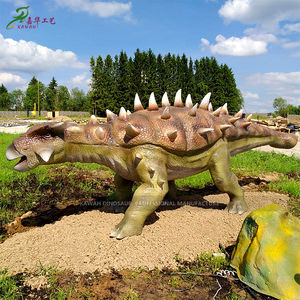 Modèle de dinosaure animatronique Ankylosaurus réaliste grandeur nature pour le monde des dinosaures - Product Image 1