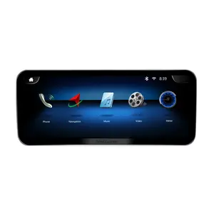 Android12 araba radyo NTG5.0 12.3 "için 2015-2018 Mercedes C sınıfı W205 C180 C200 032 C300 V sınıfı W446 V260 X sınıf Class X350