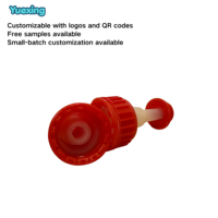 Producto en Oferta de un Proveedor Chino de Tapas de Plástico: Tapa con Anillo de Extracción y Boquilla Larga