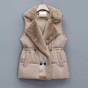Chaleco 2024 nuevo chaleco versátil de moda de otoño e invierno, chaleco elegante para <span class=keywords><strong>mujer</strong></span>, chaqueta gruesa de gran tamaño para prendas de vestir exteriores - Product Image 4