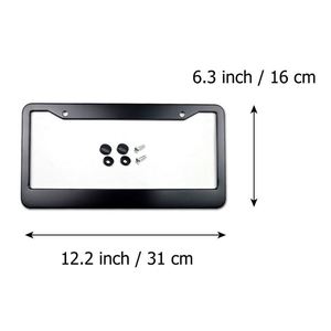 Custom Logo Universal US Slim Fit Aluminum Car <b>License</b> Plate <b>Frame</b> Holder for Auto Dealership Promotion - Product Image 2