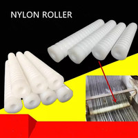 Rouleaux de fendage en nylon, roue de guidage, poulie de transmission, isolateur de tube spiralé, tige creuse en nylon pour granulateur et réservoir d'eau