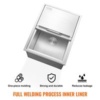 Kotak Pendingin Es Komersial untuk Bar, dengan Penutup Geser Stainless Steel, untuk Wine, Bir, dan Minuman Dingin, Cocok untuk Luar Ruangan
