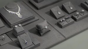 Hiển thị đứng cho đồ trang sức phụ kiện và đạo cụ siêu mỹ trang sức đứng trang sức hiển thị đặt trong kho - Product Image 6