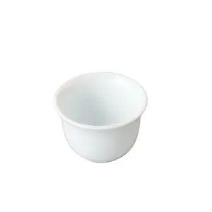 Auratic Penjualan Panas Pabrik Grosir Kustom Cangkir Cawa Arab Bulat Putih Porselen Halus Keramik Cangkir Kopi Arabia
