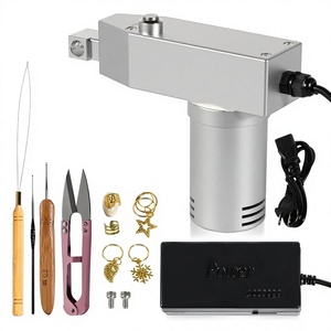 Machine à <span class=keywords><strong>dreadlocks</strong></span> électrique pour salon de coiffure, outil automatique de fabrication de <span class=keywords><strong>dreadlocks</strong></span> pour extensions de cheveux humains - Product Image 1