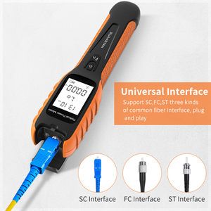 Medidor de Potencia Óptica Portátil G11 Mini, Herramientas de Fibra Óptica Recargables, Conectores FC/SC/ST de 850-1625nm - Product Image 6