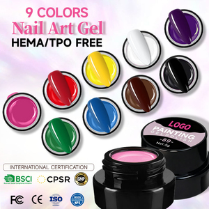 Esmalte de Uñas en Gel UV de Larga Duración, Vegano, Ecológico, Sin HEMA, No Tóxico, 9 Colores, para Salones de Uñas Profesionales, Venta al Por Mayor OEM - Product Image 1