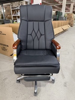 Mobilier de bureau haut de gamme de luxe dossier en cuir ascenseur rotatif inclinable confortable chaise de patron chaise de bureau