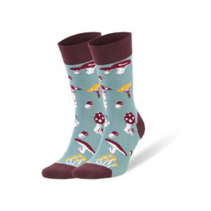 DB coloré drôle mignon coton skateboard chaussettes respirant tricoté Animal et caractère imprimer taille unique pour une utilisation en été - Product Image 2