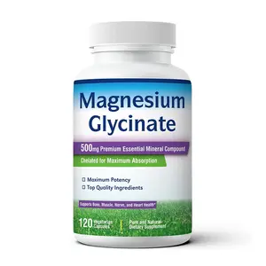 Magnesiumglycinat Beruhigungskaugummi Ändern Sie Ihre Schlafsituation Fühlen Sie sich entspannt Schlaf steigern Körper Magnesiumglycinat-Gummi