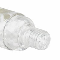 Flacon compte-gouttes en verre design pour cosmétiques, huiles essentielles, soins de la peau, emballage de soins personnels, avec bouchon sécurité enfant transparent, pour sérum, plusieurs formats