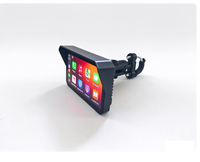 Écran tactile intelligent universel pour moto de 5 pouces, étanche IP67, compatible avec CarPlay 5.0, Android Auto, navigation GPS, moniteur avant