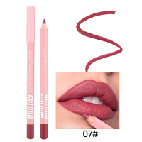 Crayon à lèvres cosmétique mat avec taille-crayon intégré, marque privée, format échantillon, vente en gros, modèle Zhejiang LY0001055N