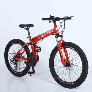 Gran oferta, bicicleta de montaña plegable barata, Ciclo de 20/24/26 pulgadas con marco de acero personalizado, engranajes, rueda, bicicleta plegable para adultos - Product Image 5