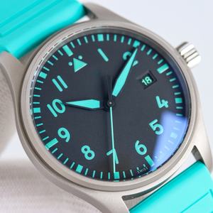 นาฬิกาปฏิทินแบบกลไกพร้อมดีไซน์แฟชั่นทันสมัยและสายสีเขียว - Product Image 3