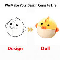 Peluche Mignonne Mini Poisson-Bouffant Anti-Stress pour Décoration de Table à Domicile, Cadeau d'Anniversaire, Logo Personnalisé, Vente en Gros Disponible