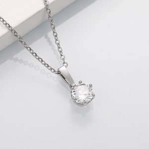 Collana con Ciondolo Semplice per Donne, Stile Europeo e Americano, Catena per Clavicola, Regalo di San Valentino, Gioielli - Product Image 5
