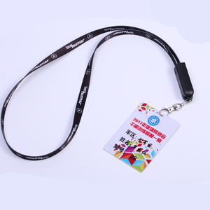 สายชาร์จแบบ 3-in-1 สำหรับของขวัญทางธุรกิจ สายคล้<span class=keywords><strong>อง</strong></span>คอ สายชาร์จ Type-C Micro USB สำหรับโทรศัพท์มือถือ - Product Image 6