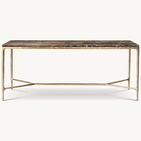 Table console nordique sophistiquée en bois avec tiroir et rangement, base en Y, pour salon, entrée, couloir, personnalisable OEM