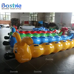 Ngoài trời Inflatable trò chơi nước Inflatable đua đội xây dựng trò chơi Inflatable rồng Thuyền Đua trò chơi để bán