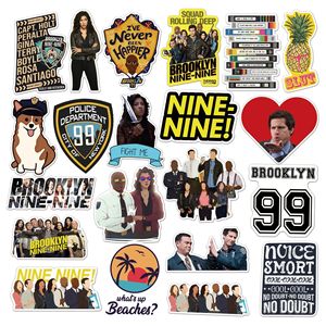 Programa de películas de TV Brooklyn <span class=keywords><strong>99</strong></span> <span class=keywords><strong>Nine</strong></span> America para Graffiti, botella, casco, nevera, pared, equipaje, pegatinas para portátil, etiqueta, 50 Uds. - Product Image 3