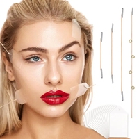 Kit de 40 bandes et rubans invisibles pour lifting du visage en V, ruban de lifting du visage, patch de lifting du visage, lifting du cou et du double menton