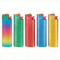 Briquet à cigare portable de luxe, créatif et personnalisé, en plastique fin, à gaz butane rechargeable, coupe-vent, très vendu en Chine