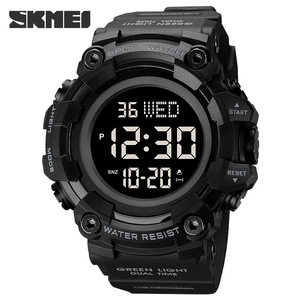 Skmei Digital Sport Watch Men Water Resistant 3Bar Shockproof Luminous Dual Time Black Blue - Product Image 5