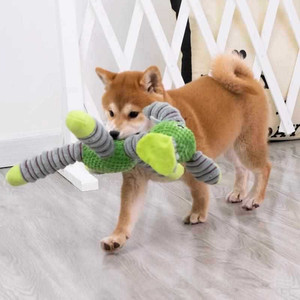Jouets pour chiens en peluche mignons et durables, jouets interactifs en peluche pour chiens de petite et moyenne taille, <span class=keywords><strong>jouet</strong></span> à mâcher en peluche pour animaux de compagnie, dessin animé - Product Image 4