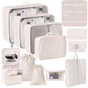 7PCS Nylon <strong>Travel</strong> <strong>Storage</strong> <strong>Bag</strong> Set - Lightweight Foldable Packing Cubes Organizer with Modern Design, <strong>Travel</strong> Essentials - Product Image 2