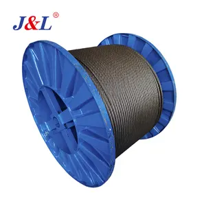 JULI steel cable steel wire rope 6X36ws+iwrc, 48mm, ungalvnized EIPS, API-9A galvanized steel cable ODM&OEM factory