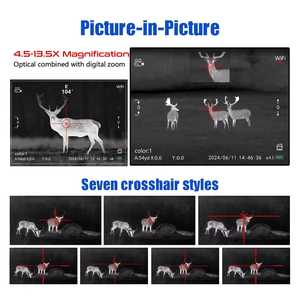 Monocular de Visión Nocturna con Zoom Óptico de 10x-20x, Alcance de 200m, para Monitoreo de Seguridad en Exteriores - Product Image 2