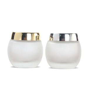 Sang Trọng 100G Công Suất Cao Biểu Tượng Tùy Chỉnh Kem Bao Bì Lọ Thủy Tinh Với Vít Nắp Cho Kem Cơ Thể - Product Image 4