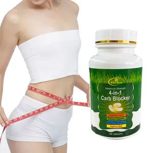 Slimming pills Herbal fat burner capsules 4 in 1 Carb Blocker tablet appetite suppressant for weight loss