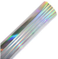 Rollo de vinilo holográfico al por mayor de 1,22*50m Anolly, rollos adhesivos para plotter de vinilo de corte láser