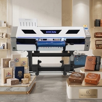 Nouvelle imprimante UV DTF HYCAN de 60 cm avec 3 têtes XP600, encre UV rouleau-à-roule, garantie 1 an - Haute qualité et vitesse