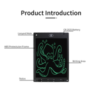 Tableta de Escritura LCD para Niños de 8.5 Pulgadas Pizarra Electrónica Portátil Ultrafina Bloc de Notas